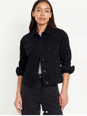 Old Navy Black Denim Jacket